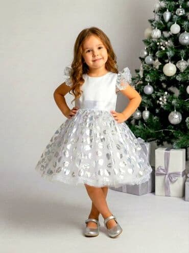 детская кожанная куртка: Детское платье, Новый — 10