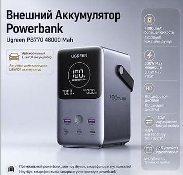 3000: ⚡ POWERBANK UGREEN PB770 NEXODE PRO 48000MAH 300W ⚡ 🔥 Мощнейший — 1