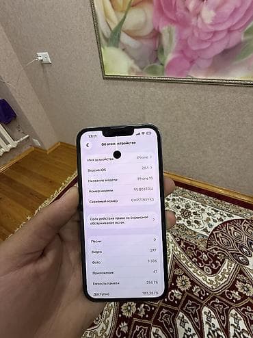 айыон 13 мини: IPhone 13, Б/у, 256 ГБ, Midnight, Чехол, 85 % — 10