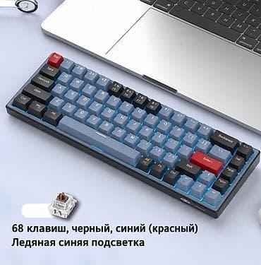 enter: Клавиатура, Механическая, Проводное подключение, Размер: 65% — 1