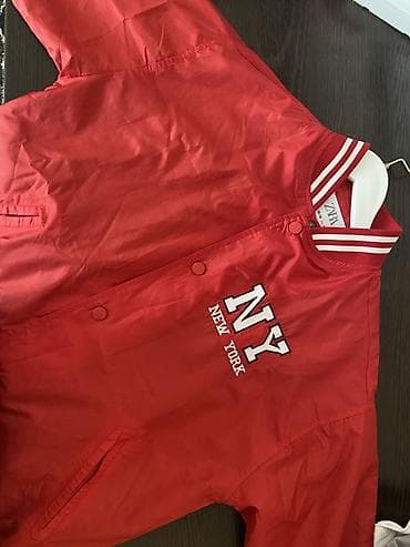 подростковые куртки: Бомбер, Осень-весна, С принтом, M, L — 3