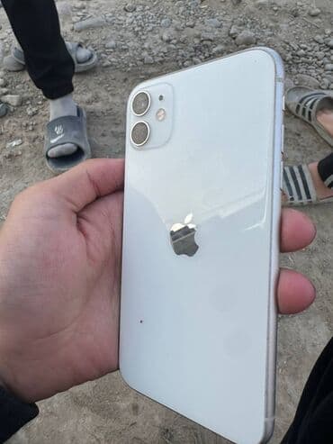 скупка макбуков: IPhone 11, Б/у, 128 ГБ, Белый, Зарядное устройство, Защитное стекло, Чехол, 76 % — 4