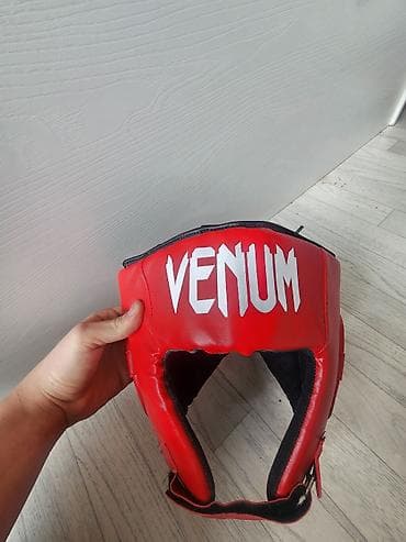 военый формы: Боксерский шлем Venum, красный - Тип: тренировочный шлем для — 1