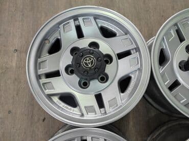 срочно диски: Литые Диски R 15 Toyota, Комплект, отверстий - 6, Б/у — 4