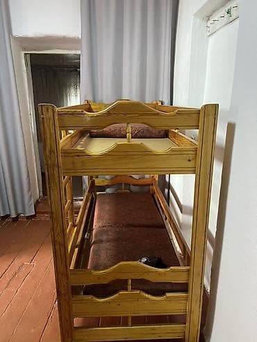 Отопление и нагреватели: Двухъярусная деревянная кровать качественная - Материал: массив — 4