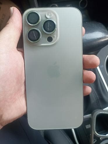 e3 1270: IPhone 15 Pro, Natural Titanium, Защитное стекло — 2