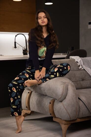 пижамы муслиновые: Женская пижама 100%хлопок Размер : л -3 хл (44-54) Цена:1100 сом ✅ — 22