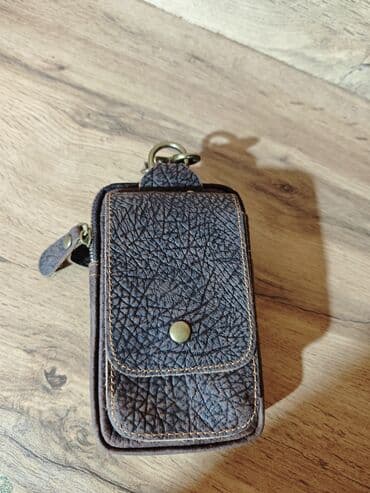 барсетка мужская кожаная ручной работы: Сумка на пояс 
Натуральная кожа — 4