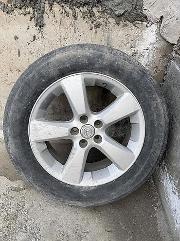 Колеса в сборе 235 / 55 / R 18, Лето, Б/у, Комплект, Легковые, Литые, отверстий - 5 at lalafo.kg Колеса в сборе 235 / 55 / R 18, Лето, Б/у, Комплект, Легковые, Литые, отверстий - 5