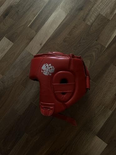 подошел: Шлем для единоборств Clinch, красный - Тип: тренировочный — 2