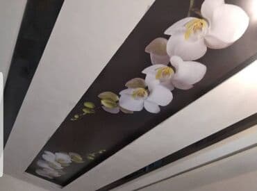 потолок гипсокартон: Натяжной потолок 3D потолки, Глянцевое, Матовое — 24