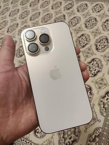 наушники apple airpods 1: IPhone 14 Pro, Б/у, 128 ГБ, Золотой, 80 % — 2