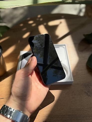 apple 9: IPhone 15 Pro, Новый, 256 ГБ, Black Titanium, Коробка, 91 % — 3
