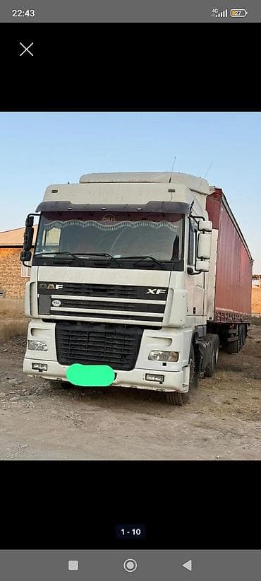 полуприцеп термо: Тягач, DAF, Тентованный — 2