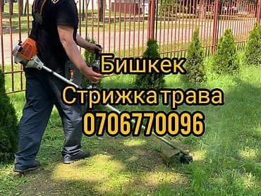 Услуги по стрижке травы в Бишкеке. - Косьба газонов, обочин и — 1