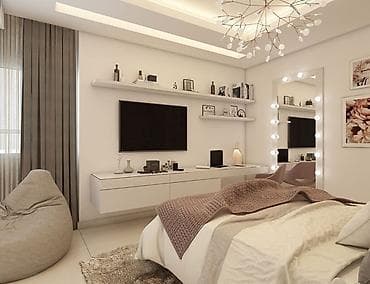 сдаю склады: Сдаётся 1-ком элитка Бишкек Парк Люкс Большой смарт тв, утюг — 1