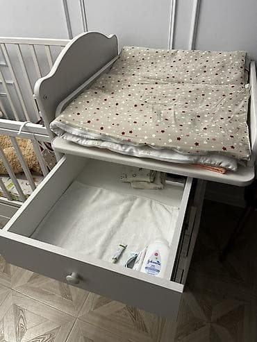 поролон: Детская кровать трансформер, Другой тип, цвет - Белый — 6