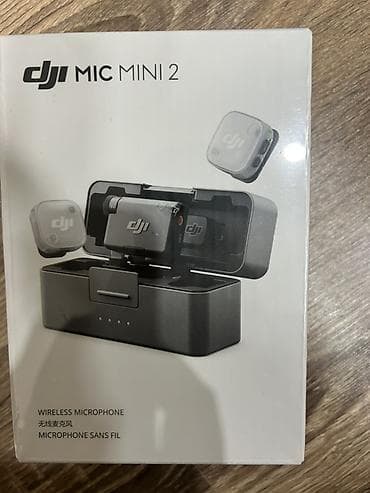 микрофон с звуковой картой: DJI Mic Mini 2 — компактная беспроводная система микрофонов для записи — 1