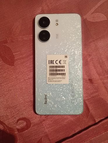 Redmi, Redmi 13C, Б/у, 256 ГБ, цвет - Голубой, 1 SIM, 2 SIM