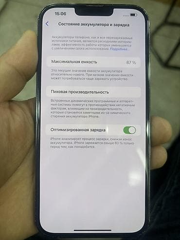 Apple iPhone: IPhone 13 Pro Max, 256 ГБ, Alpine Green, 87 % — 3