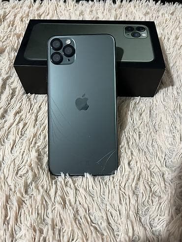 honor 9a: IPhone 11 Pro Max, Б/у, 256 ГБ, Matte Midnight Green, Коробка, 86 % — 7