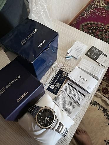 Аксессуарлар: СРОЧНО ПРОДАЮ CASIO Edifice — многофункциональные мужские часы с — 6