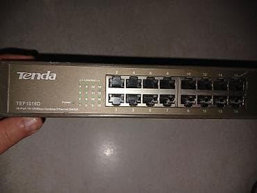 Модемдер жана тармак жабдуулары: Коммутатор TENDA TEF1016D 16-Port Desktop Switch (16UTP 100Mbps) — 3