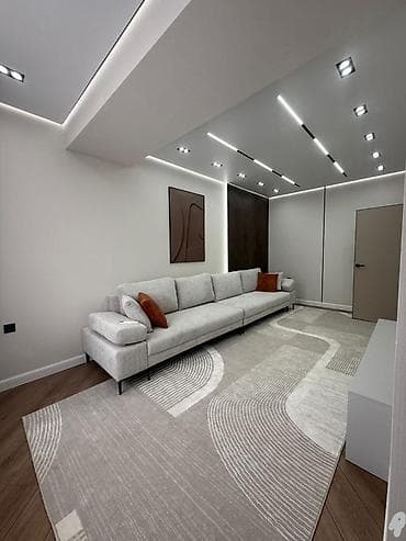 osh flat: 2 комнаты, 56 м², Асанбай мкр Элитка, 5 этаж, Дизайнерский ремонт — 4