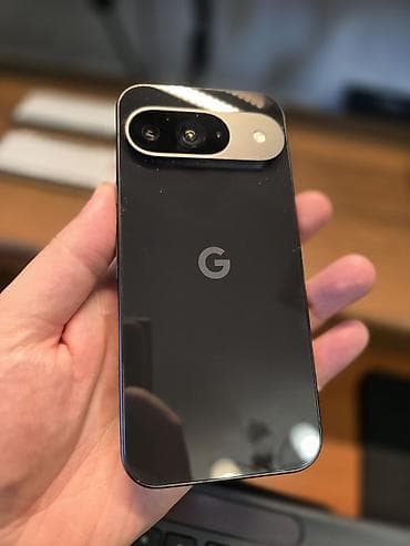 obsidian: Google Pixel 9, Б/у, 128 ГБ, цвет - Черный, 1 SIM, eSIM — 2
