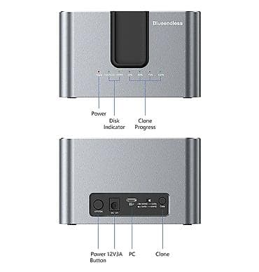 m2 sata: Док-станция Blueendless HD01N для накопителей: универсальный клонер и — 7