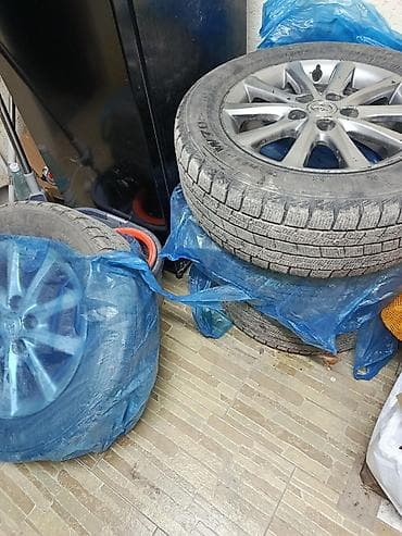 100 с4: Колеса в сборе 215 / 60 / R 16, Зима, Б/у, Комплект, Легковые, Литые, отверстий - 5 — 2