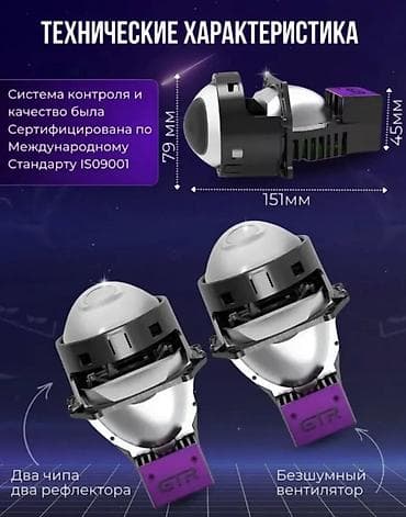 линза gtr: Светодиодные BI-LED модули GTR ES6 (пара) - Универсальные линзовые — 3