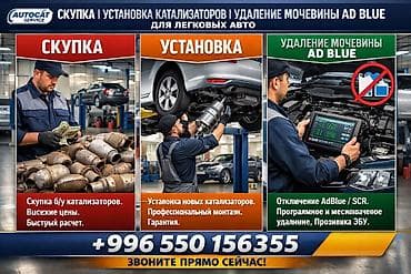 Услуги для легковых авто: скупка и установка катализаторов, удаление