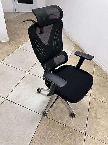 пена: Офисное кресло, С колесиками, цвет - Черный — 2