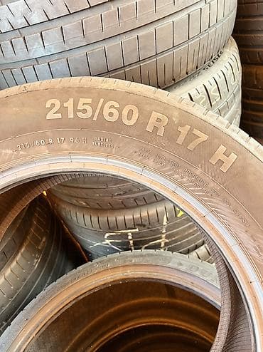 Унаа: Шиналар 215 / 60 / R 17, Жай, Колдонулган, Жуп, Франция, Continental — 2