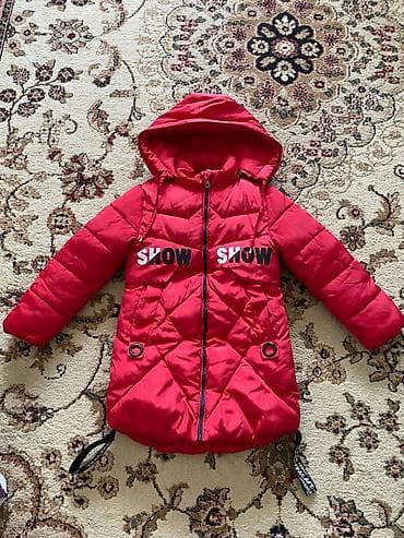 Пуховик, По колено, С капюшоном at lalafo.kg Пуховик, По колено, С капюшоном