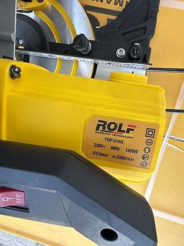Упаковочно-фасовочные аппараты: Торцовочная пила ROLF TOP-210Q (Germany Technology) - Питание: 220 В — 2