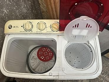 Техника для уборки: Стиральная машина в рабочем состоянии — включается и выполняет цикл — 2