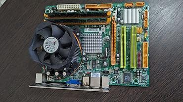 xeon e5440: Материнская плата для ПК, Б/у, Biostar, LGA775, Micro-ATX — 3