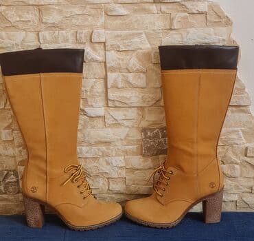 обувь для охоты: Сапоги нубук Timberland. каучуковая подошва. ей нет сносу. Новые — 2