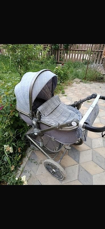 куртка спортивный: Коляска-люлька для новорождённого - Тип: классическая коляска-люлька — 4
