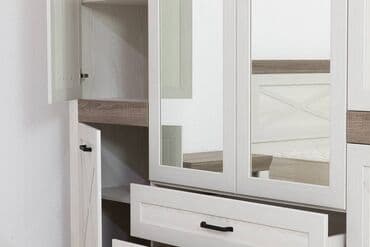 шифоньеры фото и цены: Шкаф для одежды 6Д Марсель, Ясень Снежный, БРВ Брест (Беларусь) — 4