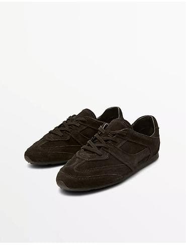 boss кроссовки: Кроссовки, 39, 39.5, 40, Massimo Dutti, Новый, цвет - Коричневый, Самовывоз — 1