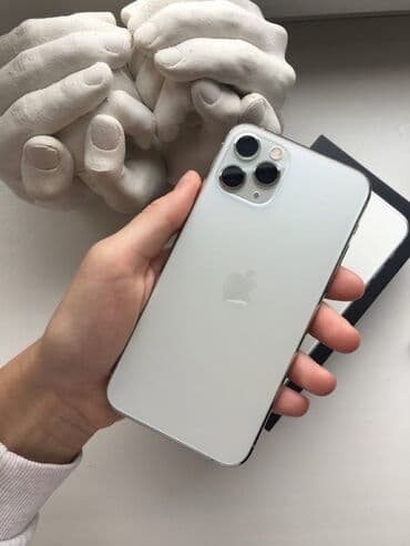купить айфон 12 про ош: IPhone 11 Pro, Күмүш, Куту — 1