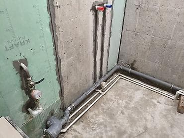 Сантехника: Душевая зона под плитку с линейным трапом - Монолитное — 7