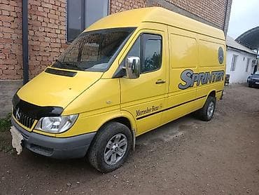 Услуги: Mercedes-Benz Sprinter фургон, желтый, удлиненная и высокая версия — 5
