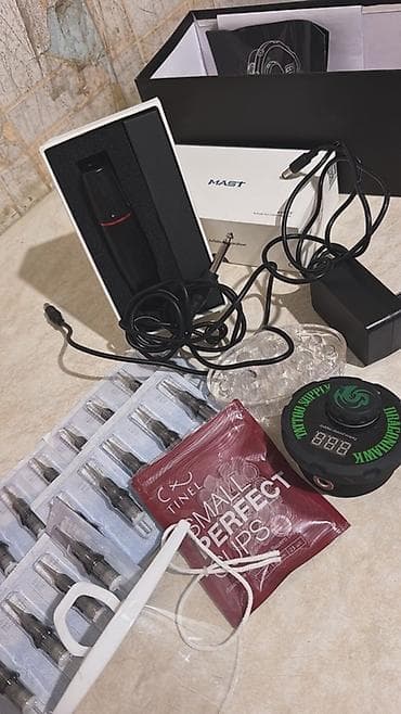 продажа волос: Набор для татуировки и перманентного макияжа Состав: - Роторная — 1