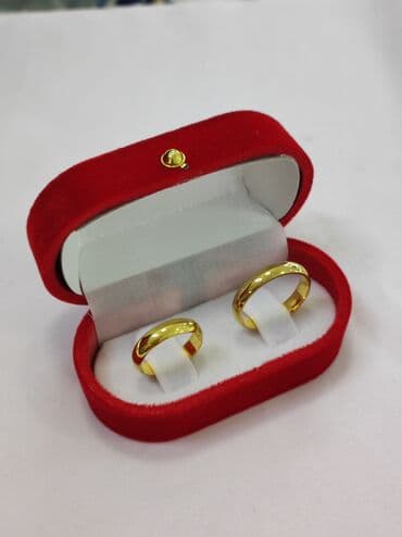 самые красивые свадебные платья в мире: Кольцы обручальные ( нике шакектери) Серебро напыление жёлтое золото — 4