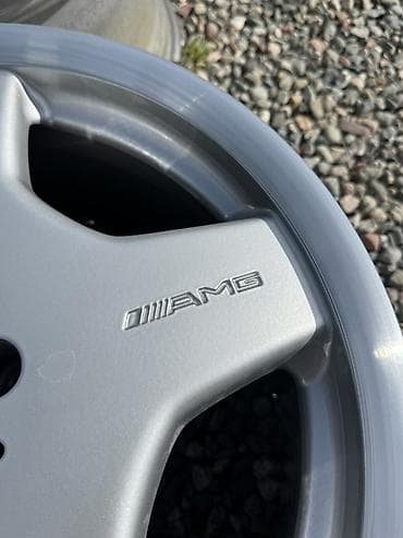 audi a2: Литые Диски R 18 AMG, Комплект, отверстий - 5, Б/у — 4