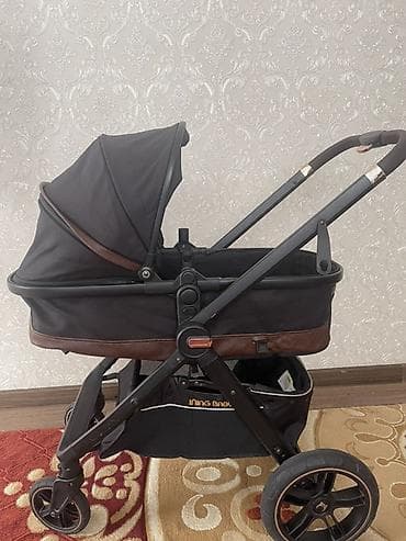 детские коляски универсальные: Коляска, Другой бренд, цвет - Черный, Б/у, Самовывоз, Платная доставка — 2